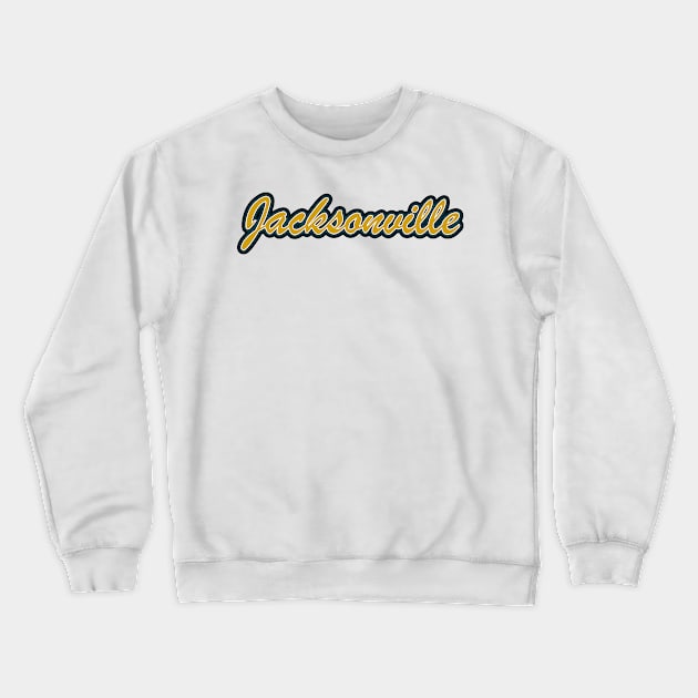 Football Fan of Jacksonville Crewneck Sweatshirt by gkillerb